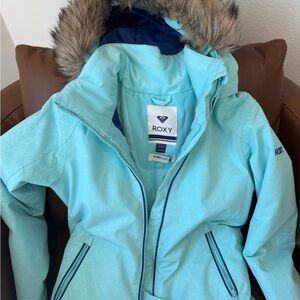 Roxy Aqua Blue Hooded Jacket